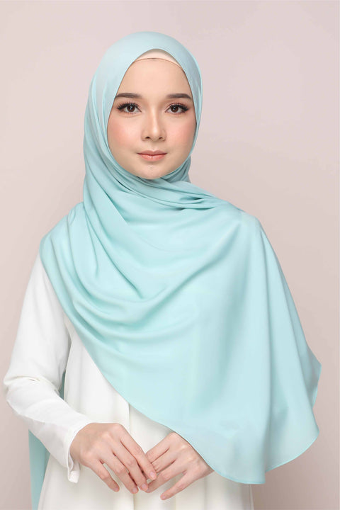 Tudung Shawl Diya Matte Silk Satin