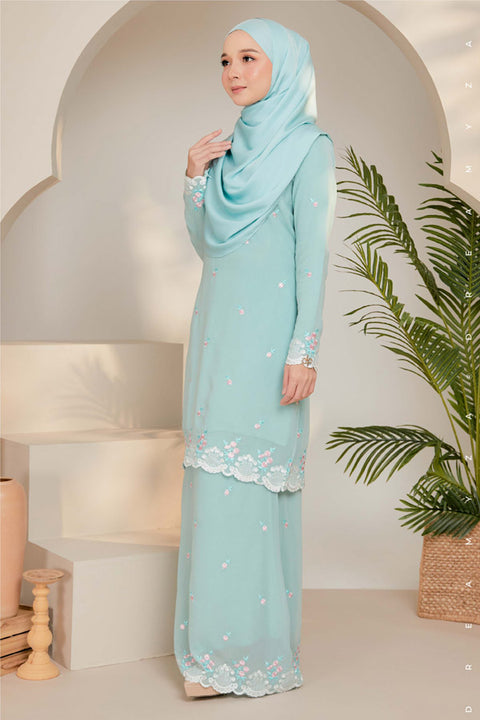 Juwita Embroidered Sulam Chiffon Baju Kurung Moden