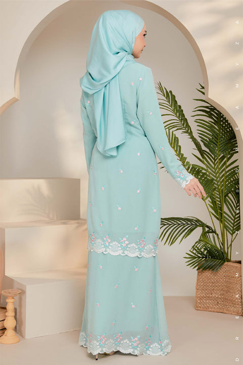 Juwita Embroidered Sulam Chiffon Baju Kurung Moden