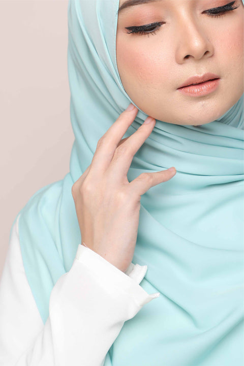 Tudung Shawl Diya Matte Silk Satin