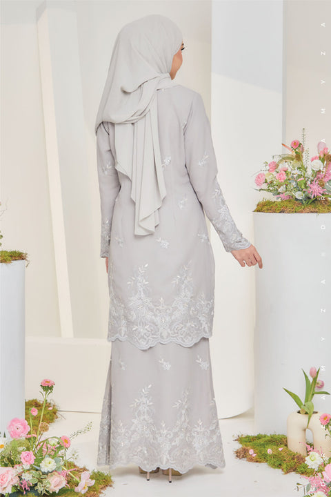 Jesnita Embroidered Sulam Chiffon Baju Kurung Moden