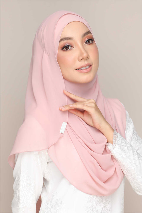 Instant Shawl Tudung Aira Heavy Chiffon