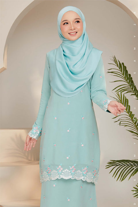 Juwita Embroidered Sulam Chiffon Baju Kurung Moden