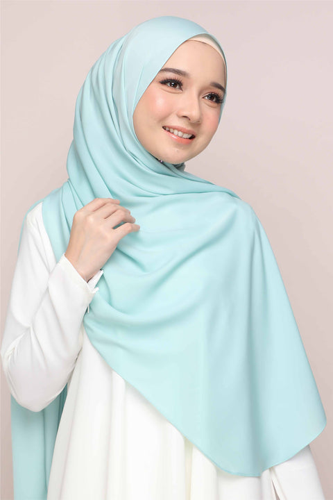 Tudung Shawl Diya Matte Silk Satin