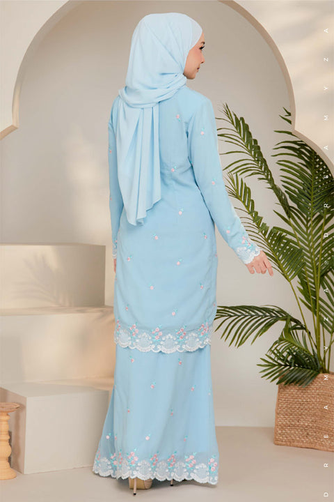 Juwita Embroidered Sulam Chiffon Baju Kurung Moden