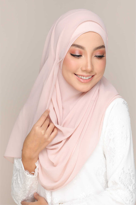 Instant Shawl Tudung Aira Heavy Chiffon