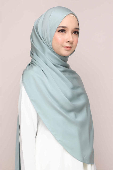 Tudung Shawl Diya Matte Silk Satin