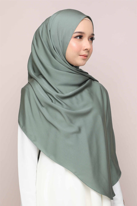 Tudung Shawl Diya Matte Silk Satin