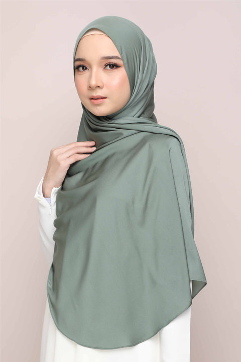 Tudung Shawl Diya Matte Silk Satin