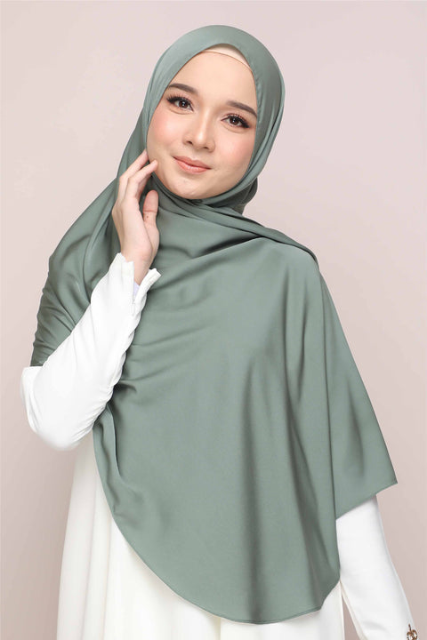 Tudung Shawl Diya Matte Silk Satin