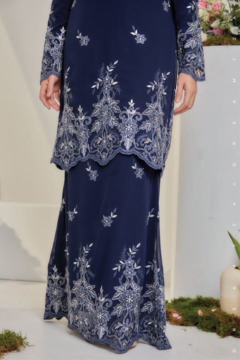 Jesnita Embroidered Sulam Chiffon Baju Kurung Moden