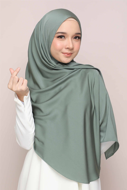 Tudung Shawl Diya Matte Silk Satin