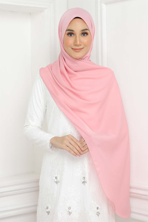 Tudung Shawl Diya Matte Silk Satin