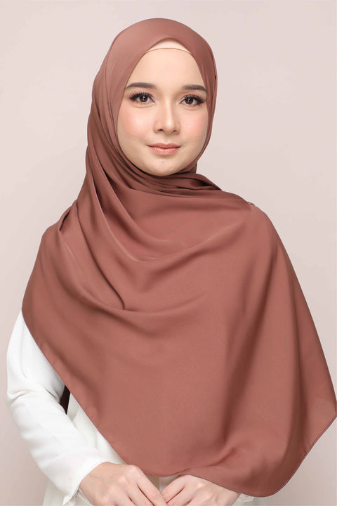 Tudung Shawl Diya Matte Silk Satin