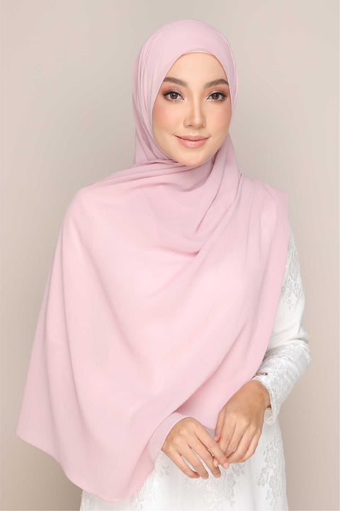 Shawl Tudung Iris Textured Chiffon