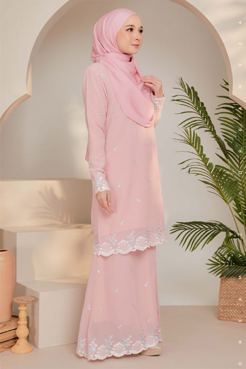 Juwita Embroidered Sulam Chiffon Baju Kurung Moden