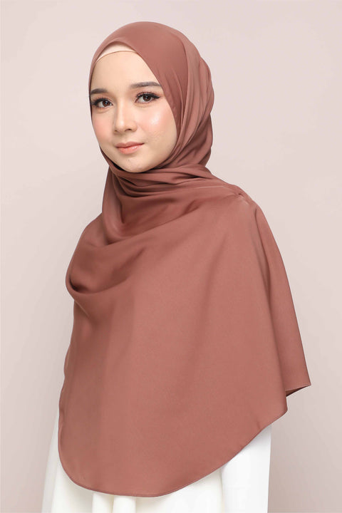 Tudung Shawl Diya Matte Silk Satin