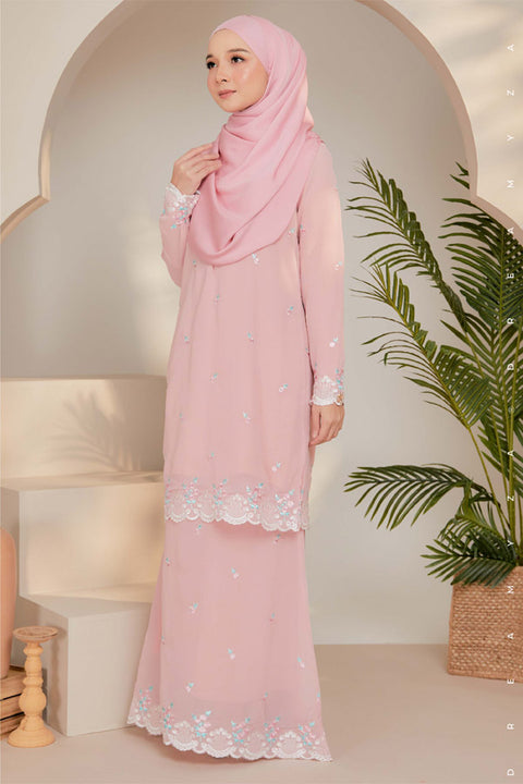 Juwita Embroidered Sulam Chiffon Baju Kurung Moden