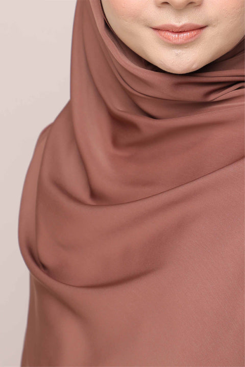 Tudung Shawl Diya Matte Silk Satin