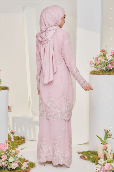 Jesnita Embroidered Sulam Chiffon Baju Kurung Moden
