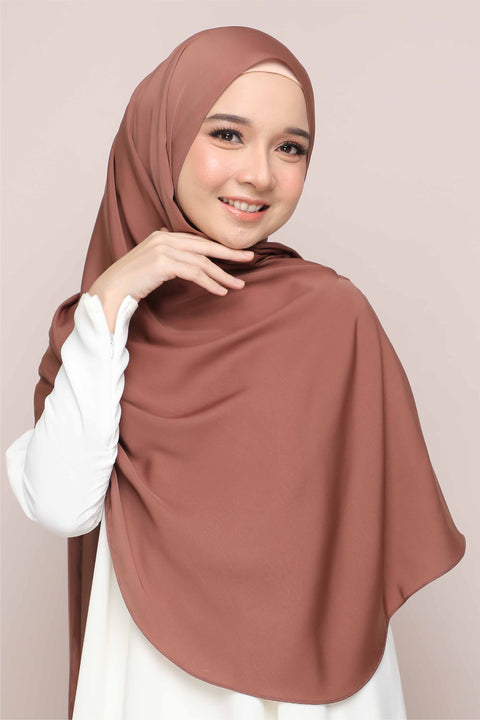 Tudung Shawl Diya Matte Silk Satin