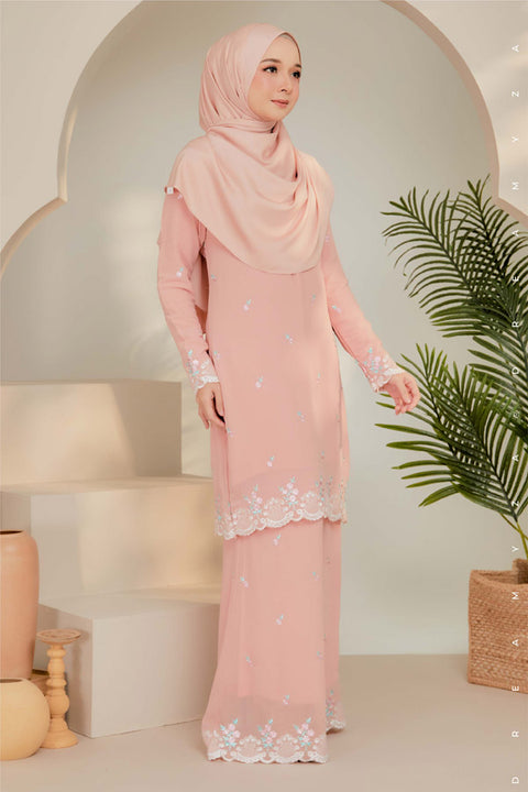 Juwita Embroidered Sulam Chiffon Baju Kurung Moden