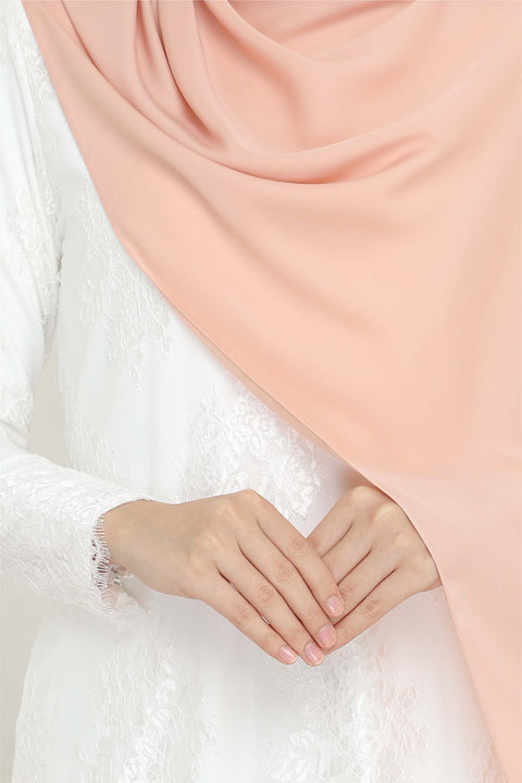 Tudung Shawl Diya Matte Silk Satin