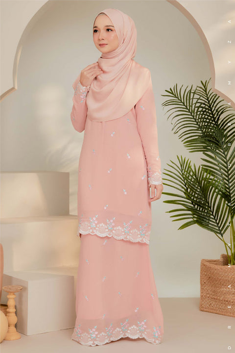 Juwita Embroidered Sulam Chiffon Baju Kurung Moden