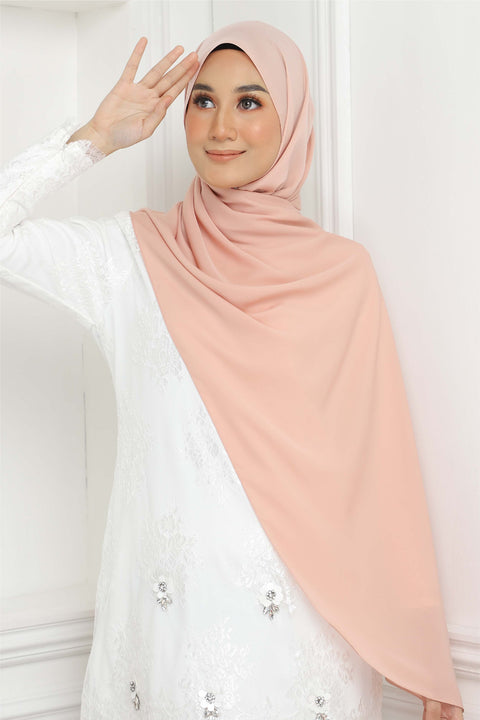 Tudung Shawl Diya Matte Silk Satin