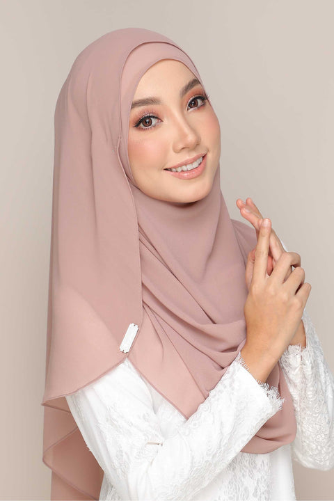 Instant Shawl Tudung Aira Heavy Chiffon