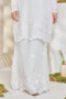 Jesnita Embroidered Sulam Chiffon Brides Baju Kurung Nikah