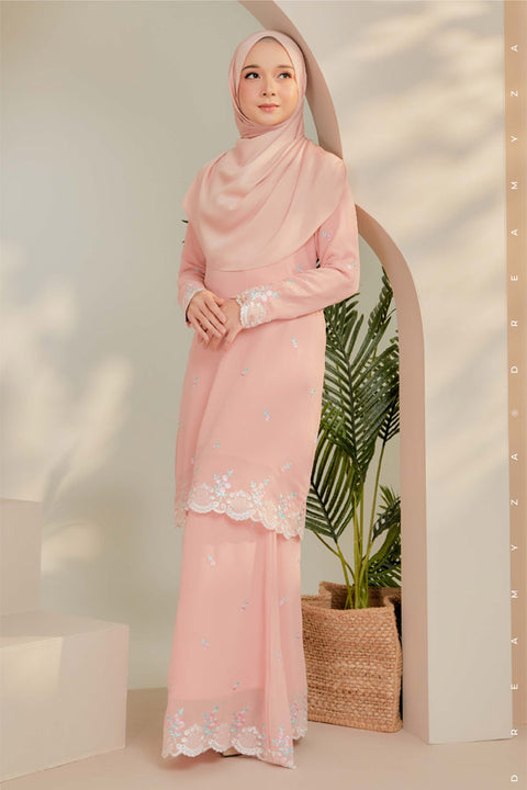 Juwita Embroidered Sulam Chiffon Baju Kurung Moden