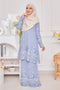 Raisya Flowers Embroidered Sulam Chiffon Baju Kurung Moden