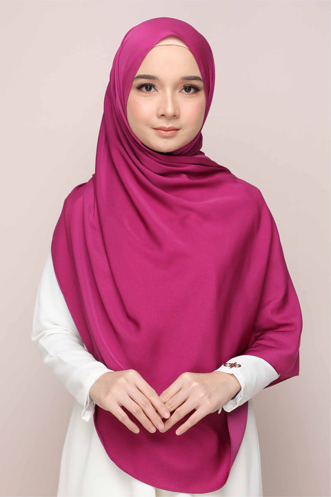 Tudung Shawl Diya Matte Silk Satin