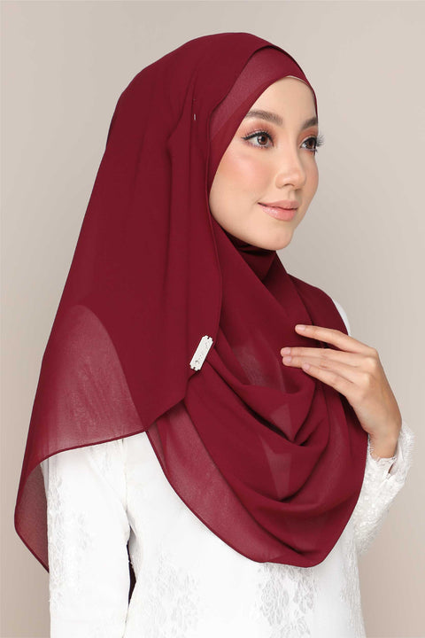 Instant Shawl Tudung Aira Heavy Chiffon