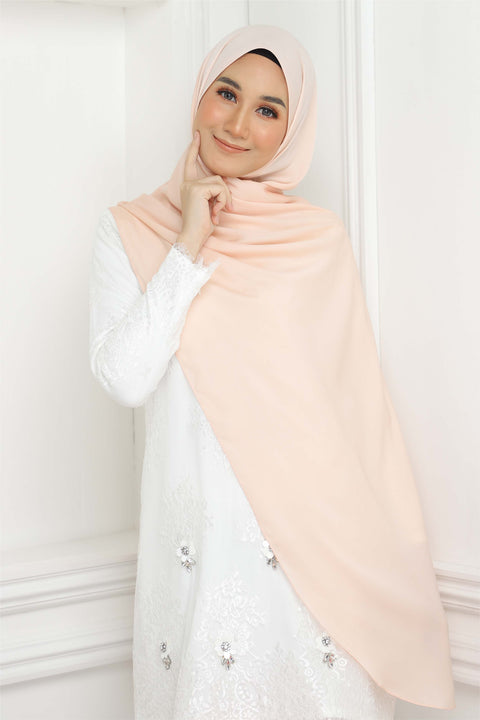 Tudung Shawl Diya Matte Silk Satin