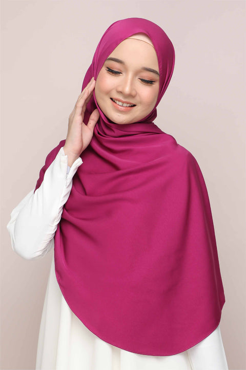 Tudung Shawl Diya Matte Silk Satin