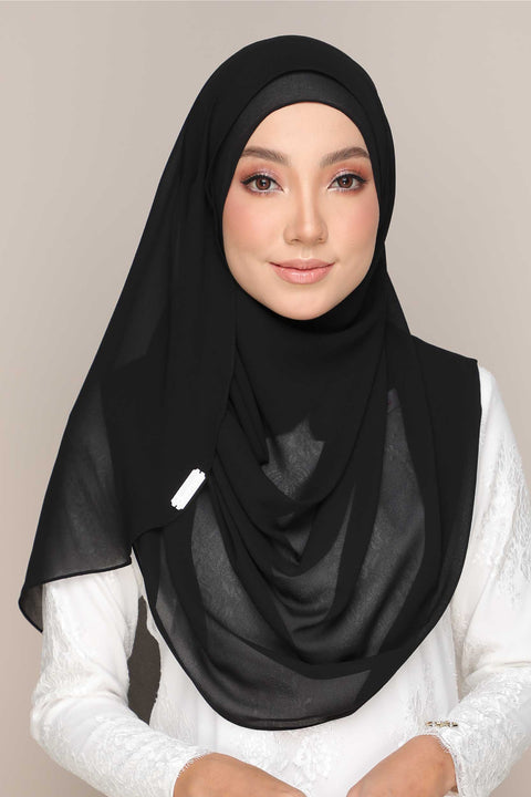 Instant Shawl Tudung Aira Heavy Chiffon