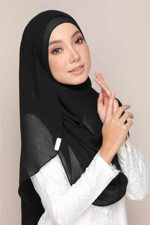 Instant Shawl Tudung Aira Heavy Chiffon