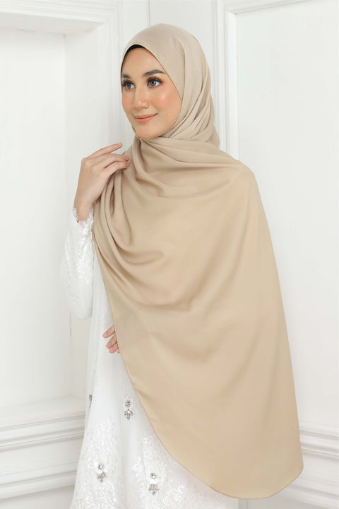 Tudung Shawl Diya Matte Silk Satin