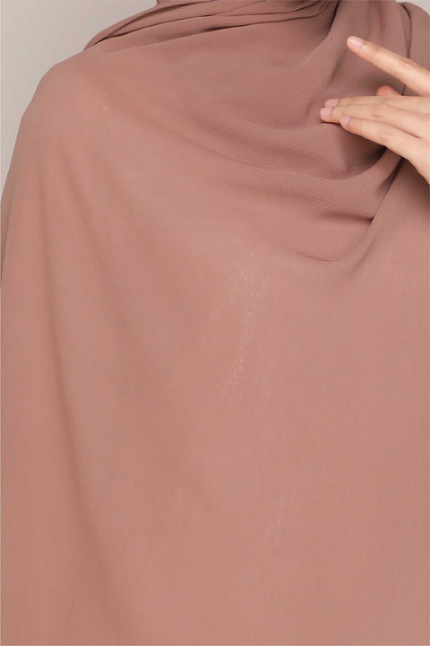 Shawl Tudung Iris Textured Chiffon