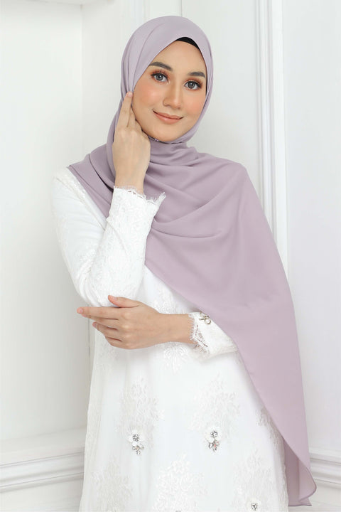 Tudung Shawl Diya Matte Silk Satin