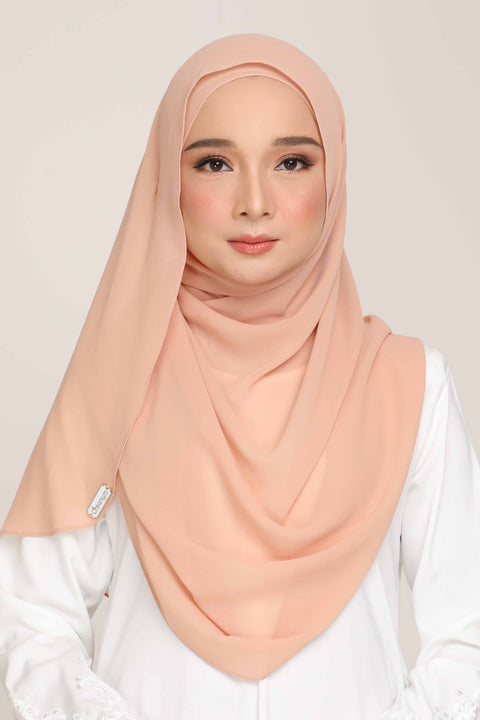 Instant Shawl Tudung Aira Heavy Chiffon