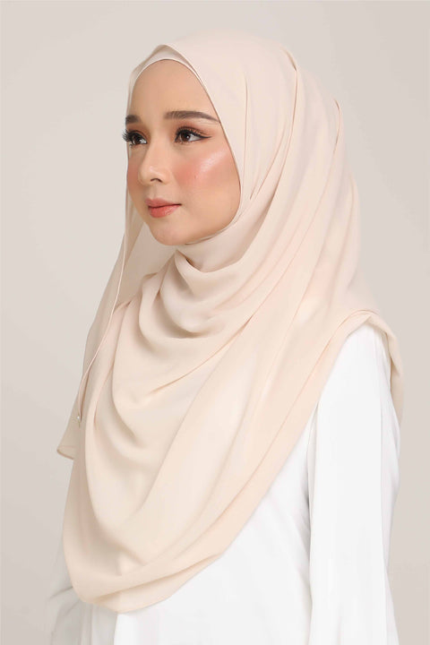 Instant Shawl Tudung Aira Heavy Chiffon