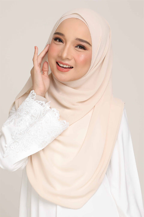 Instant Shawl Tudung Aira Heavy Chiffon