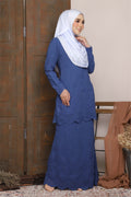 Baju Kurung Modern Aulia Embroidered Sulam Chiffon