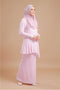 Baju Kurung Modern Daisy Stripe Cotton