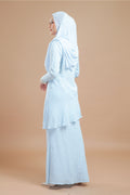 Baju Kurung Modern Daisy Stripe Cotton