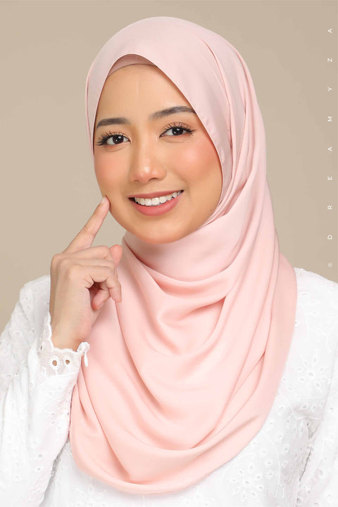 Tudung Shawl Diya Matte Silk Satin