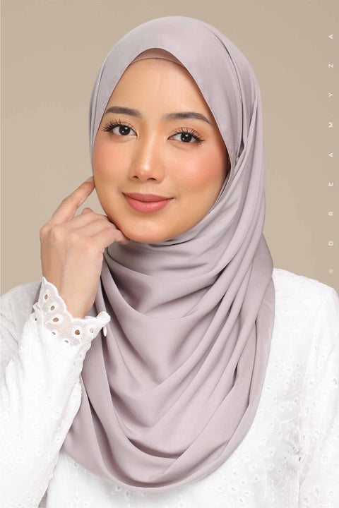 Tudung Shawl Diya Matte Silk Satin